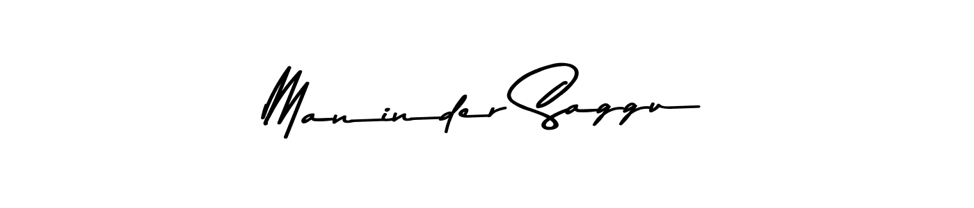 Use a signature maker to create a handwritten signature online. With this signature software, you can design (Asem Kandis PERSONAL USE) your own signature for name Maninder Saggu. Maninder Saggu signature style 9 images and pictures png
