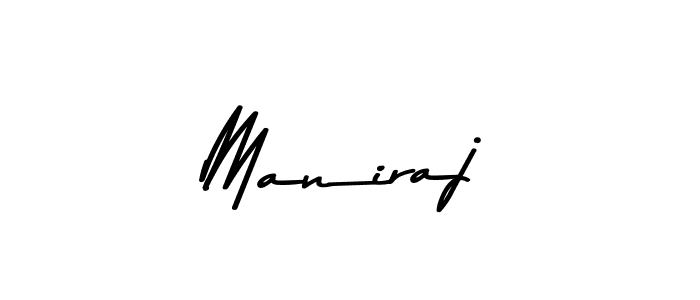 Similarly Asem Kandis PERSONAL USE is the best handwritten signature design. Signature creator online .You can use it as an online autograph creator for name Maniraj. Maniraj signature style 9 images and pictures png