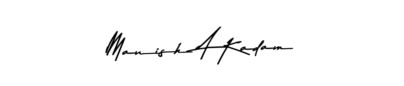 if you are searching for the best signature style for your name Manish A Kadam. so please give up your signature search. here we have designed multiple signature styles  using Asem Kandis PERSONAL USE. Manish A Kadam signature style 9 images and pictures png