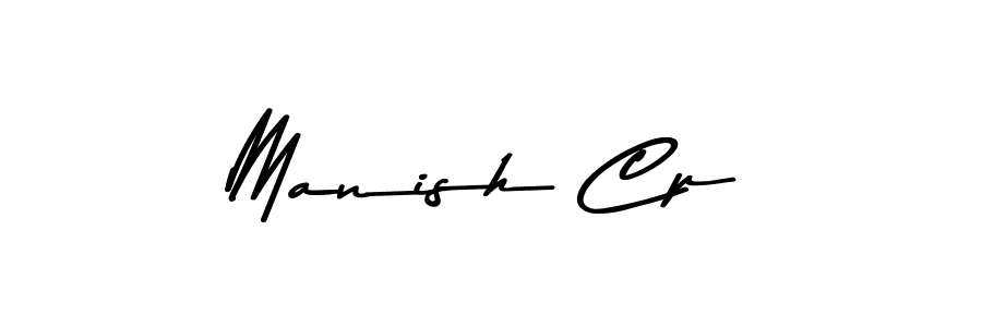 Create a beautiful signature design for name Manish Cp. With this signature (Asem Kandis PERSONAL USE) fonts, you can make a handwritten signature for free. Manish Cp signature style 9 images and pictures png