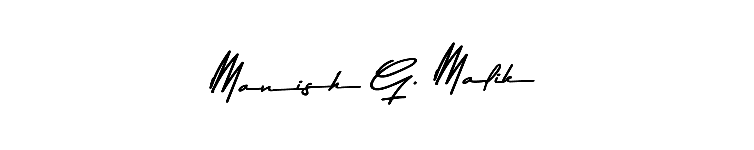 if you are searching for the best signature style for your name Manish G. Malik. so please give up your signature search. here we have designed multiple signature styles  using Asem Kandis PERSONAL USE. Manish G. Malik signature style 9 images and pictures png