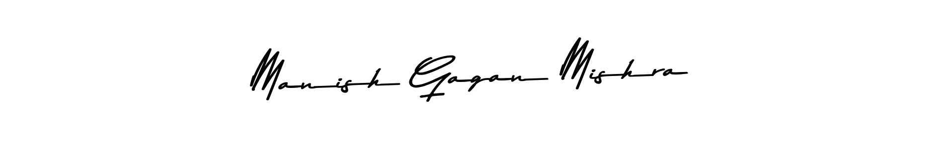 Also we have Manish Gagan Mishra name is the best signature style. Create professional handwritten signature collection using Asem Kandis PERSONAL USE autograph style. Manish Gagan Mishra signature style 9 images and pictures png