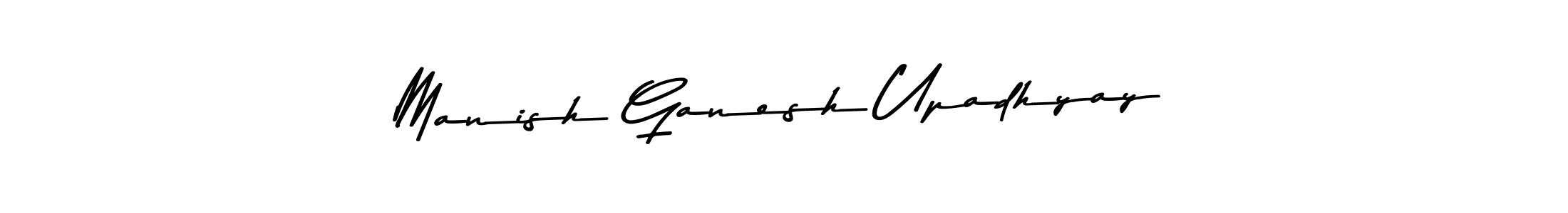 Similarly Asem Kandis PERSONAL USE is the best handwritten signature design. Signature creator online .You can use it as an online autograph creator for name Manish Ganesh Upadhyay. Manish Ganesh Upadhyay signature style 9 images and pictures png