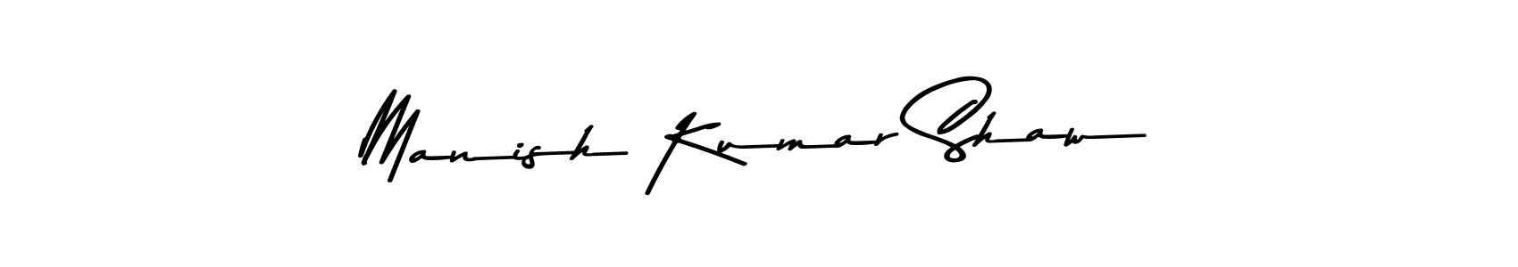 Also You can easily find your signature by using the search form. We will create Manish Kumar Shaw name handwritten signature images for you free of cost using Asem Kandis PERSONAL USE sign style. Manish Kumar Shaw signature style 9 images and pictures png