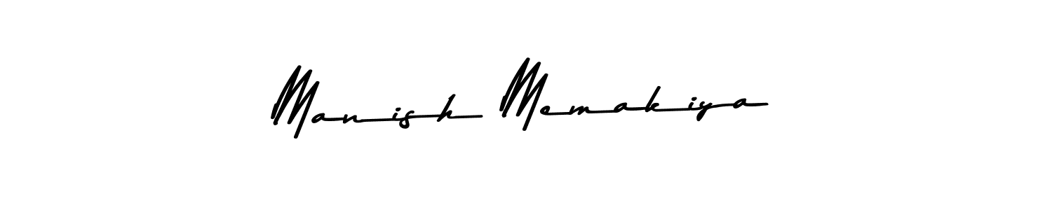 Also You can easily find your signature by using the search form. We will create Manish Memakiya name handwritten signature images for you free of cost using Asem Kandis PERSONAL USE sign style. Manish Memakiya signature style 9 images and pictures png