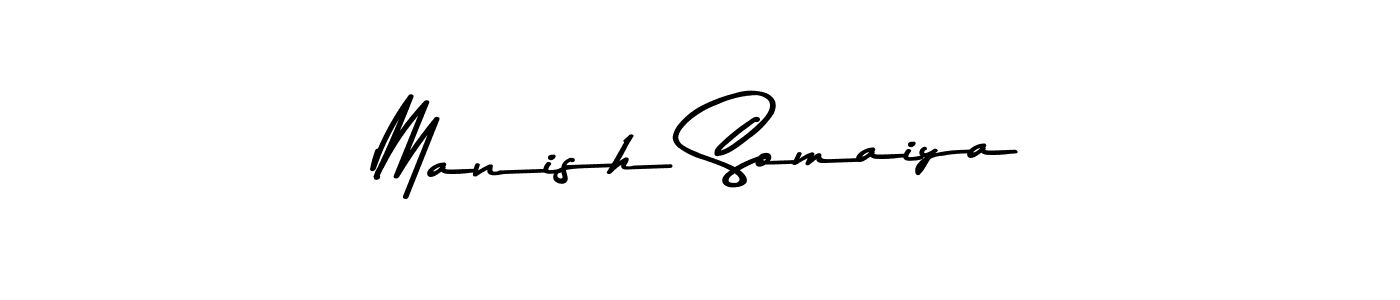 Make a beautiful signature design for name Manish Somaiya. Use this online signature maker to create a handwritten signature for free. Manish Somaiya signature style 9 images and pictures png