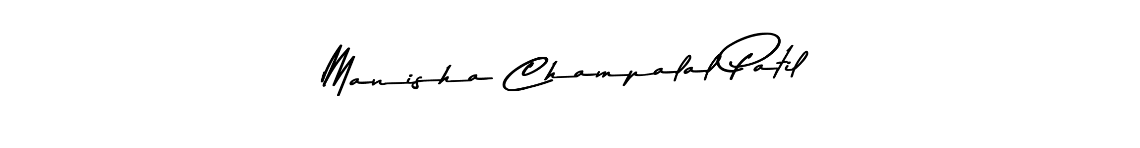 Manisha Champalal Patil stylish signature style. Best Handwritten Sign (Asem Kandis PERSONAL USE) for my name. Handwritten Signature Collection Ideas for my name Manisha Champalal Patil. Manisha Champalal Patil signature style 9 images and pictures png