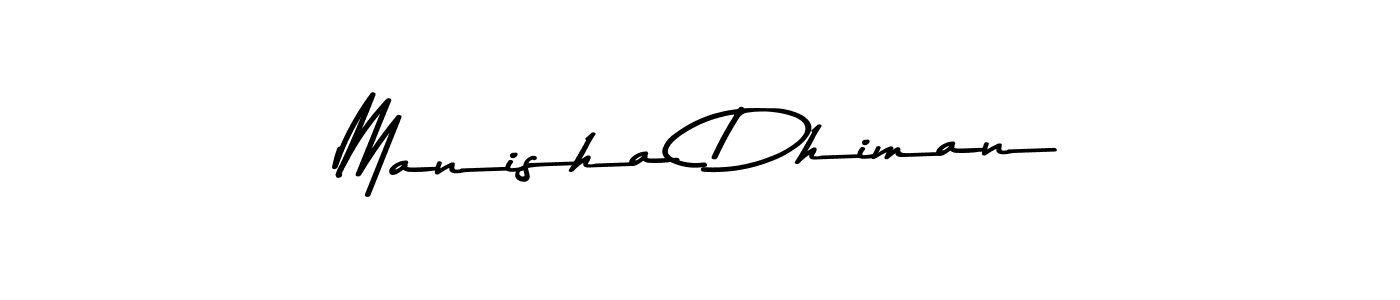 The best way (Asem Kandis PERSONAL USE) to make a short signature is to pick only two or three words in your name. The name Manisha Dhiman include a total of six letters. For converting this name. Manisha Dhiman signature style 9 images and pictures png