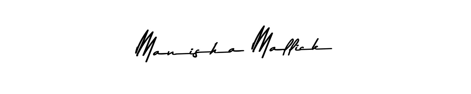 Manisha Mallick stylish signature style. Best Handwritten Sign (Asem Kandis PERSONAL USE) for my name. Handwritten Signature Collection Ideas for my name Manisha Mallick. Manisha Mallick signature style 9 images and pictures png
