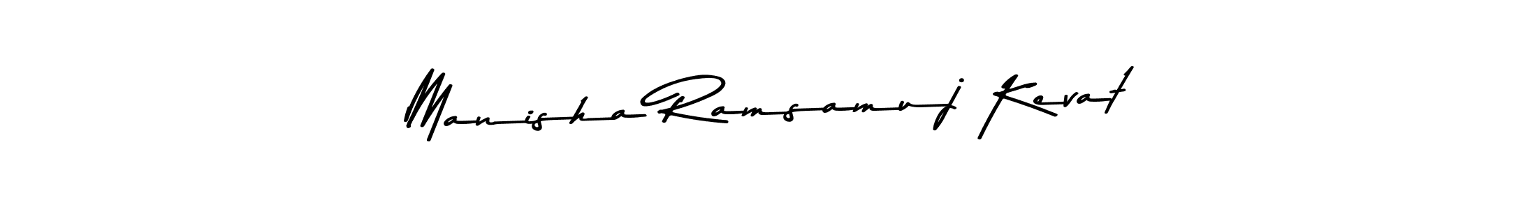 Similarly Asem Kandis PERSONAL USE is the best handwritten signature design. Signature creator online .You can use it as an online autograph creator for name Manisha Ramsamuj Kevat. Manisha Ramsamuj Kevat signature style 9 images and pictures png