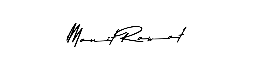 Create a beautiful signature design for name Manit Rawat. With this signature (Asem Kandis PERSONAL USE) fonts, you can make a handwritten signature for free. Manit Rawat signature style 9 images and pictures png