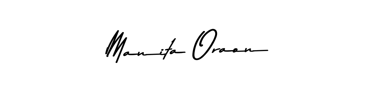 Use a signature maker to create a handwritten signature online. With this signature software, you can design (Asem Kandis PERSONAL USE) your own signature for name Manita Oraon. Manita Oraon signature style 9 images and pictures png