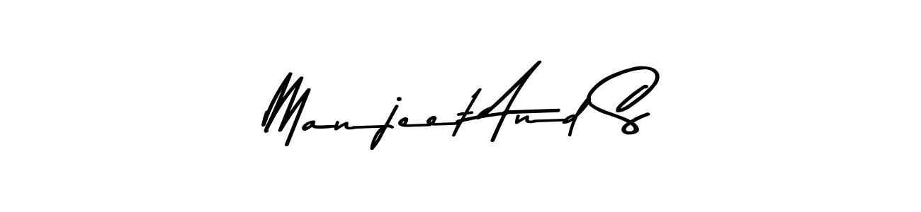 Similarly Asem Kandis PERSONAL USE is the best handwritten signature design. Signature creator online .You can use it as an online autograph creator for name Manjeet And S. Manjeet And S signature style 9 images and pictures png