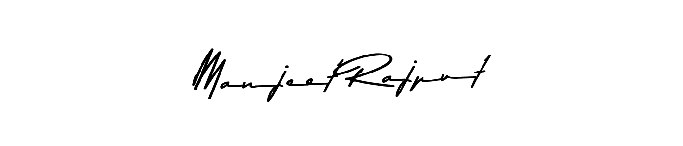 Create a beautiful signature design for name Manjeet Rajput. With this signature (Asem Kandis PERSONAL USE) fonts, you can make a handwritten signature for free. Manjeet Rajput signature style 9 images and pictures png