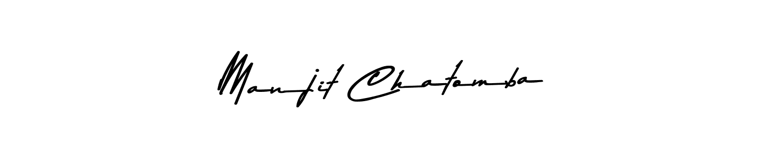 How to make Manjit Chatomba signature? Asem Kandis PERSONAL USE is a professional autograph style. Create handwritten signature for Manjit Chatomba name. Manjit Chatomba signature style 9 images and pictures png