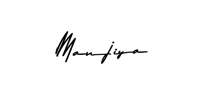 Use a signature maker to create a handwritten signature online. With this signature software, you can design (Asem Kandis PERSONAL USE) your own signature for name Manjiya. Manjiya signature style 9 images and pictures png