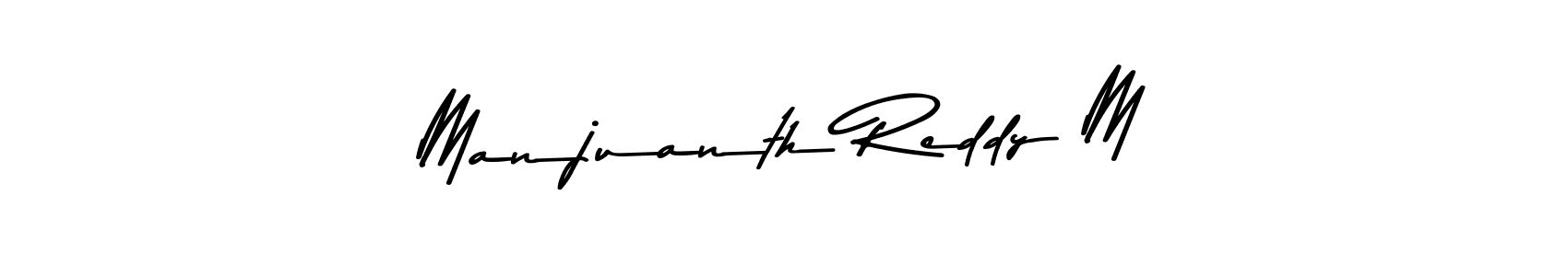 How to make Manjuanth Reddy M signature? Asem Kandis PERSONAL USE is a professional autograph style. Create handwritten signature for Manjuanth Reddy M name. Manjuanth Reddy M signature style 9 images and pictures png