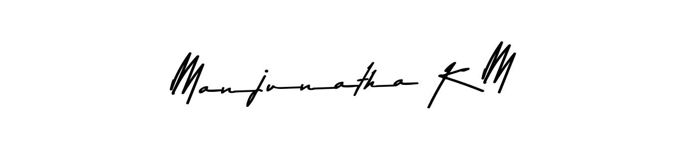 Also we have Manjunatha K M name is the best signature style. Create professional handwritten signature collection using Asem Kandis PERSONAL USE autograph style. Manjunatha K M signature style 9 images and pictures png