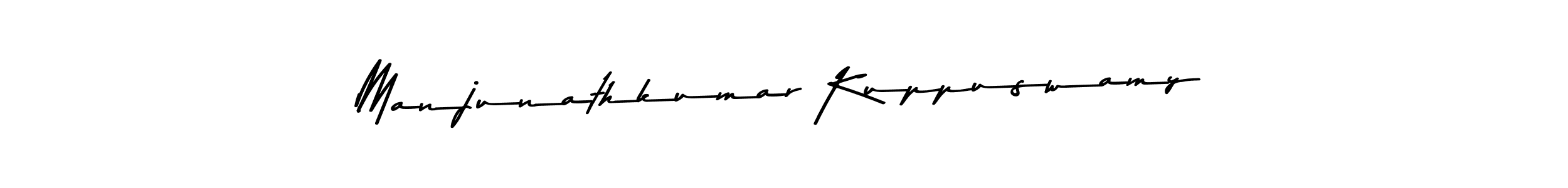 Create a beautiful signature design for name Manjunathkumar Kuppuswamy. With this signature (Asem Kandis PERSONAL USE) fonts, you can make a handwritten signature for free. Manjunathkumar Kuppuswamy signature style 9 images and pictures png
