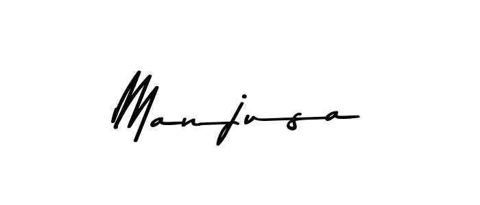 Make a beautiful signature design for name Manjusa. With this signature (Asem Kandis PERSONAL USE) style, you can create a handwritten signature for free. Manjusa signature style 9 images and pictures png