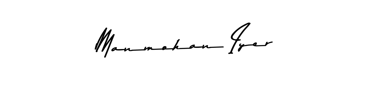 Manmohan Iyer stylish signature style. Best Handwritten Sign (Asem Kandis PERSONAL USE) for my name. Handwritten Signature Collection Ideas for my name Manmohan Iyer. Manmohan Iyer signature style 9 images and pictures png