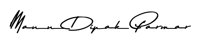 Designed for modern professionals: Mann Dipak Parmar name signature crafted with Asem Kandis PERSONAL USE script. Ready for digital PDF workflows. Mann Dipak Parmar signature style 9 images and pictures png