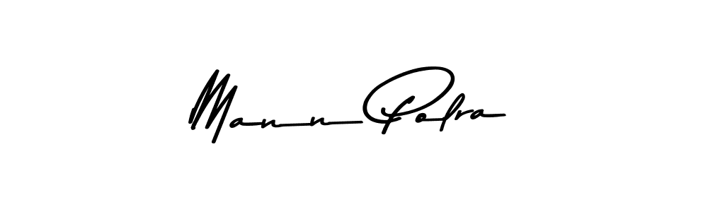 Design your own signature with our free online signature maker. With this signature software, you can create a handwritten (Asem Kandis PERSONAL USE) signature for name Mann Polra. Mann Polra signature style 9 images and pictures png