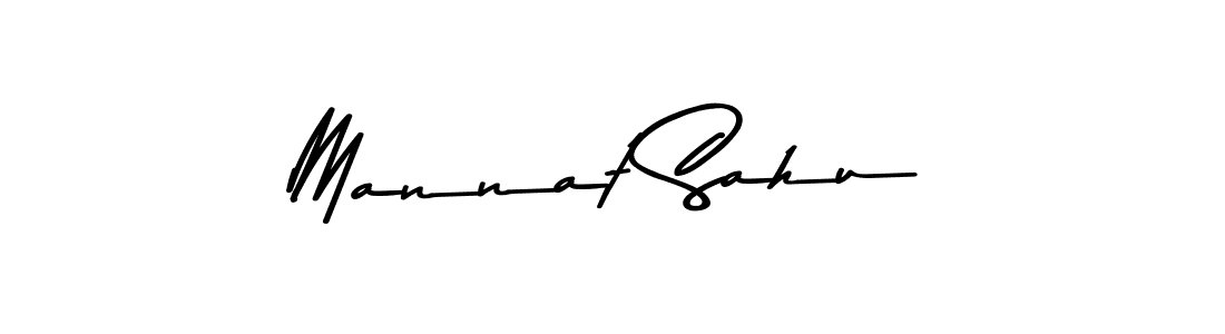 Mannat Sahu stylish signature style. Best Handwritten Sign (Asem Kandis PERSONAL USE) for my name. Handwritten Signature Collection Ideas for my name Mannat Sahu. Mannat Sahu signature style 9 images and pictures png