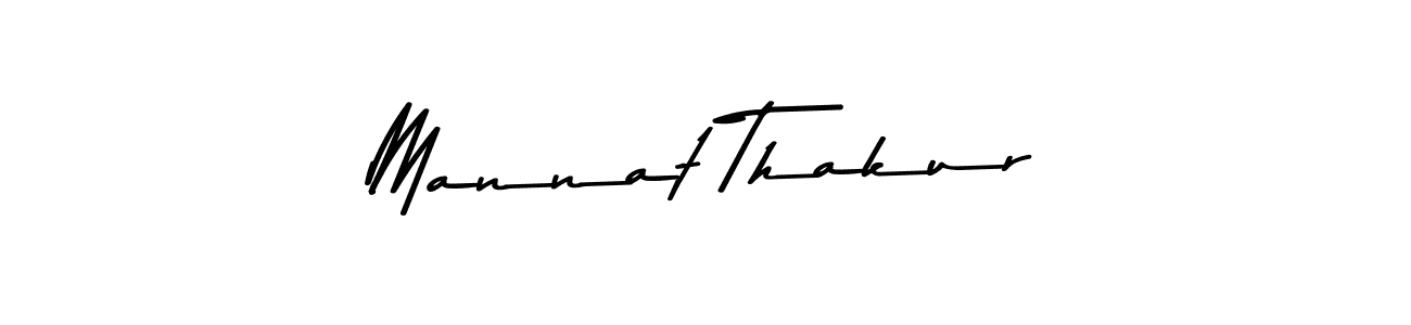 Also we have Mannat Thakur name is the best signature style. Create professional handwritten signature collection using Asem Kandis PERSONAL USE autograph style. Mannat Thakur signature style 9 images and pictures png