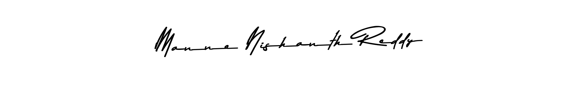 Make a beautiful signature design for name Manne Nishanth Reddy. Use this online signature maker to create a handwritten signature for free. Manne Nishanth Reddy signature style 9 images and pictures png