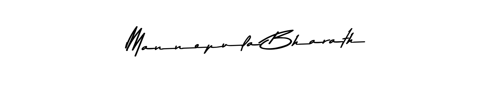 Mannepula Bharath stylish signature style. Best Handwritten Sign (Asem Kandis PERSONAL USE) for my name. Handwritten Signature Collection Ideas for my name Mannepula Bharath. Mannepula Bharath signature style 9 images and pictures png