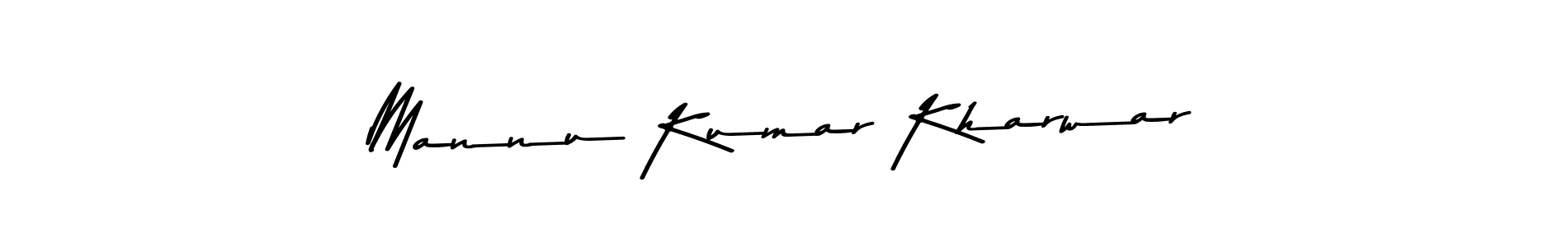 Make a beautiful signature design for name Mannu Kumar Kharwar. With this signature (Asem Kandis PERSONAL USE) style, you can create a handwritten signature for free. Mannu Kumar Kharwar signature style 9 images and pictures png