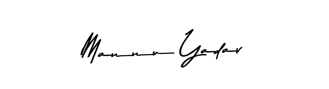 Mannu Yadav stylish signature style. Best Handwritten Sign (Asem Kandis PERSONAL USE) for my name. Handwritten Signature Collection Ideas for my name Mannu Yadav. Mannu Yadav signature style 9 images and pictures png