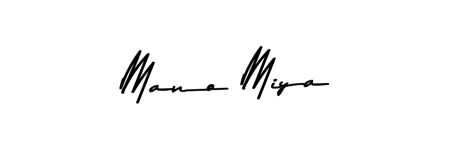 Mano Miya stylish signature style. Best Handwritten Sign (Asem Kandis PERSONAL USE) for my name. Handwritten Signature Collection Ideas for my name Mano Miya. Mano Miya signature style 9 images and pictures png