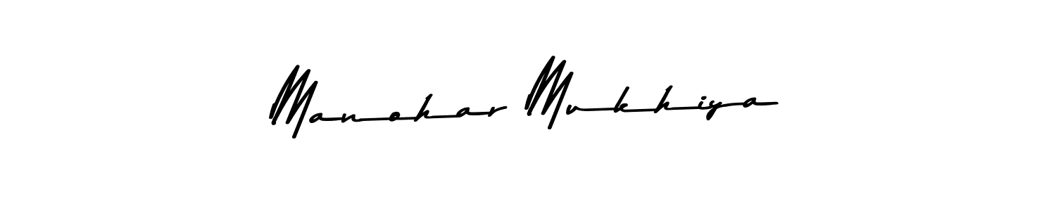 How to make Manohar Mukhiya signature? Asem Kandis PERSONAL USE is a professional autograph style. Create handwritten signature for Manohar Mukhiya name. Manohar Mukhiya signature style 9 images and pictures png