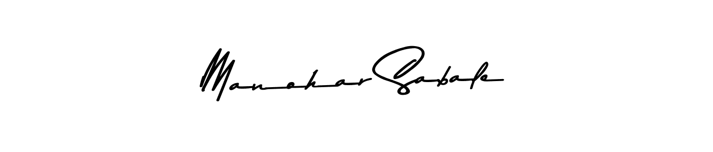 How to make Manohar Sabale signature? Asem Kandis PERSONAL USE is a professional autograph style. Create handwritten signature for Manohar Sabale name. Manohar Sabale signature style 9 images and pictures png