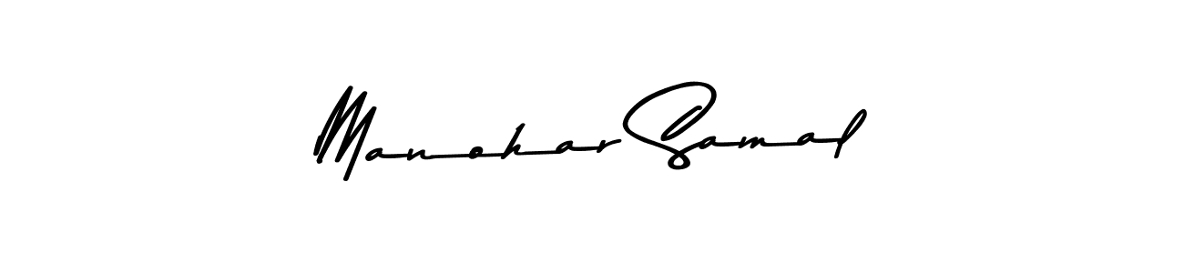 Make a beautiful signature design for name Manohar Samal. With this signature (Asem Kandis PERSONAL USE) style, you can create a handwritten signature for free. Manohar Samal signature style 9 images and pictures png