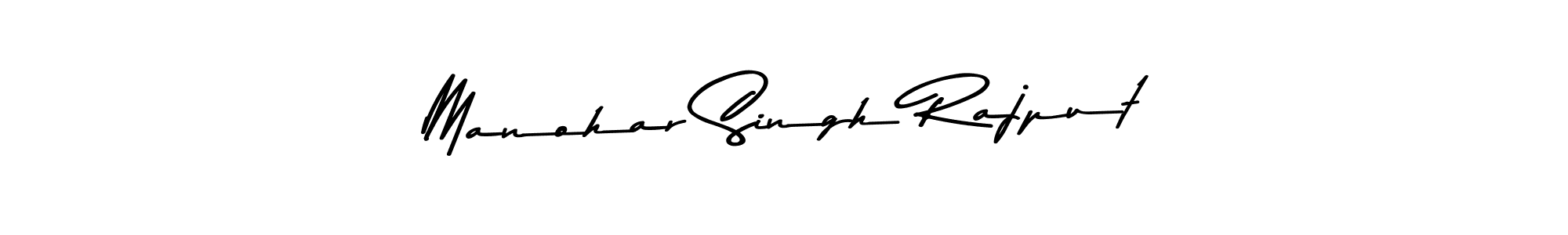 Create a beautiful signature design for name Manohar Singh Rajput. With this signature (Asem Kandis PERSONAL USE) fonts, you can make a handwritten signature for free. Manohar Singh Rajput signature style 9 images and pictures png