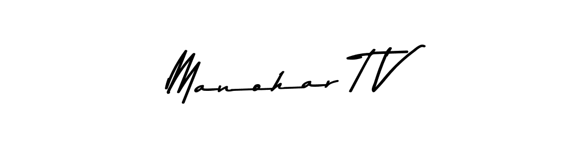 Also You can easily find your signature by using the search form. We will create Manohar T V name handwritten signature images for you free of cost using Asem Kandis PERSONAL USE sign style. Manohar T V signature style 9 images and pictures png