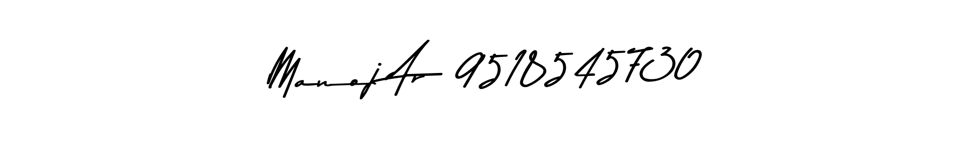 Also we have Manoj Ar  9518545730 name is the best signature style. Create professional handwritten signature collection using Asem Kandis PERSONAL USE autograph style. Manoj Ar  9518545730 signature style 9 images and pictures png