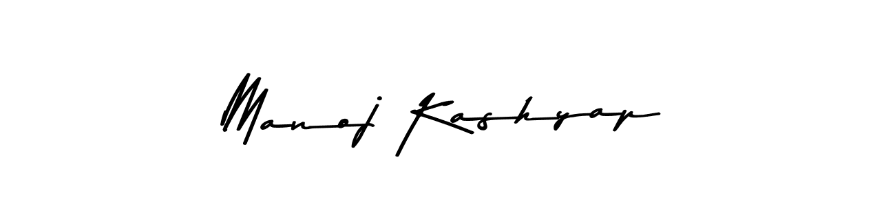 How to make Manoj Kashyap name signature. Use Asem Kandis PERSONAL USE style for creating short signs online. This is the latest handwritten sign. Manoj Kashyap signature style 9 images and pictures png