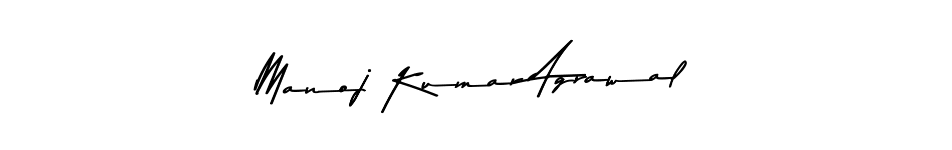 Design your own signature with our free online signature maker. With this signature software, you can create a handwritten (Asem Kandis PERSONAL USE) signature for name Manoj Kumar Agrawal. Manoj Kumar Agrawal signature style 9 images and pictures png
