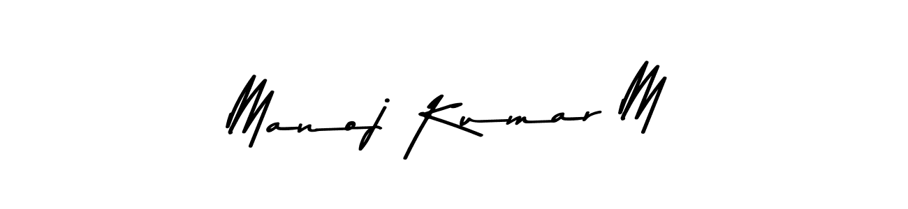 Similarly Asem Kandis PERSONAL USE is the best handwritten signature design. Signature creator online .You can use it as an online autograph creator for name Manoj Kumar M. Manoj Kumar M signature style 9 images and pictures png