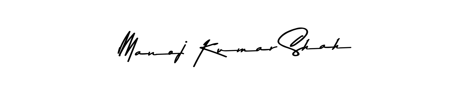 Use a signature maker to create a handwritten signature online. With this signature software, you can design (Asem Kandis PERSONAL USE) your own signature for name Manoj Kumar Shah. Manoj Kumar Shah signature style 9 images and pictures png