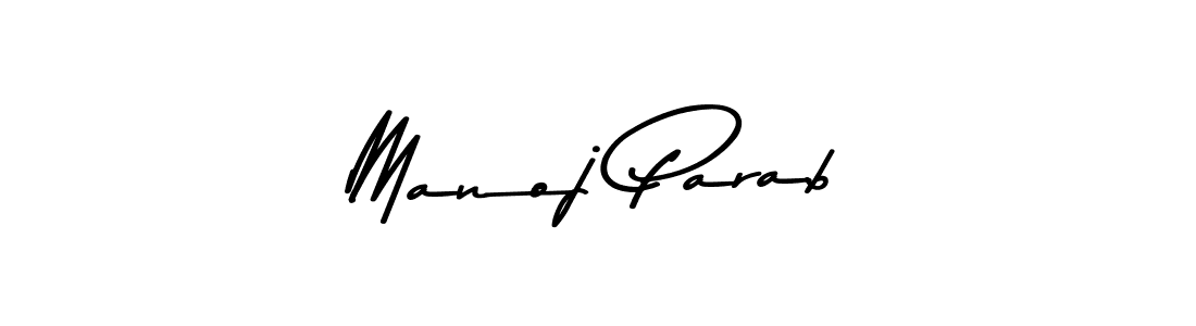 Similarly Asem Kandis PERSONAL USE is the best handwritten signature design. Signature creator online .You can use it as an online autograph creator for name Manoj Parab. Manoj Parab signature style 9 images and pictures png