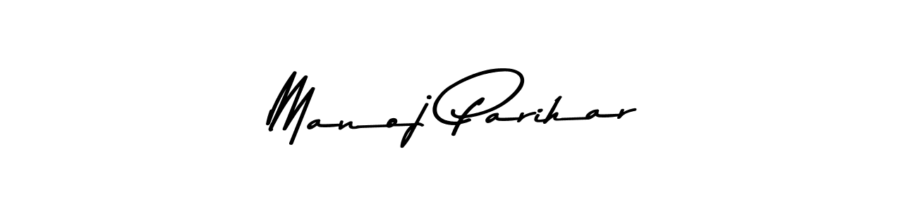 Use a signature maker to create a handwritten signature online. With this signature software, you can design (Asem Kandis PERSONAL USE) your own signature for name Manoj Parihar. Manoj Parihar signature style 9 images and pictures png