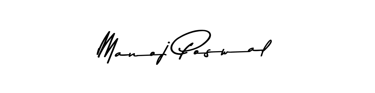 Make a beautiful signature design for name Manoj Poswal. With this signature (Asem Kandis PERSONAL USE) style, you can create a handwritten signature for free. Manoj Poswal signature style 9 images and pictures png