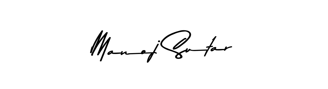 How to make Manoj Sutar signature? Asem Kandis PERSONAL USE is a professional autograph style. Create handwritten signature for Manoj Sutar name. Manoj Sutar signature style 9 images and pictures png