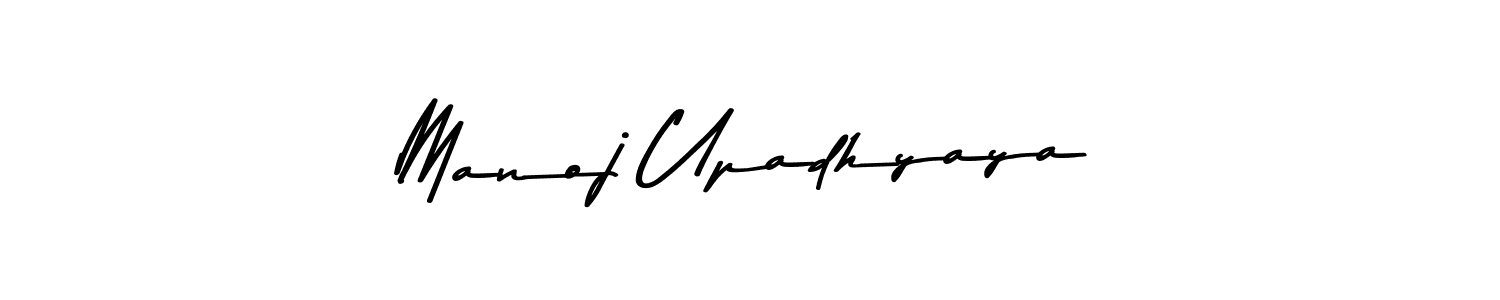 Design your own signature with our free online signature maker. With this signature software, you can create a handwritten (Asem Kandis PERSONAL USE) signature for name Manoj Upadhyaya. Manoj Upadhyaya signature style 9 images and pictures png