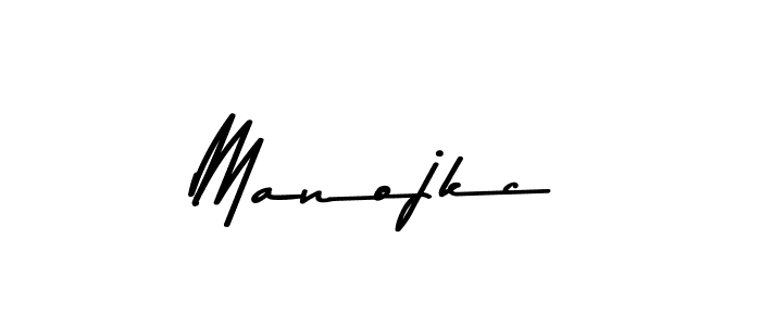 Manojkc stylish signature style. Best Handwritten Sign (Asem Kandis PERSONAL USE) for my name. Handwritten Signature Collection Ideas for my name Manojkc. Manojkc signature style 9 images and pictures png